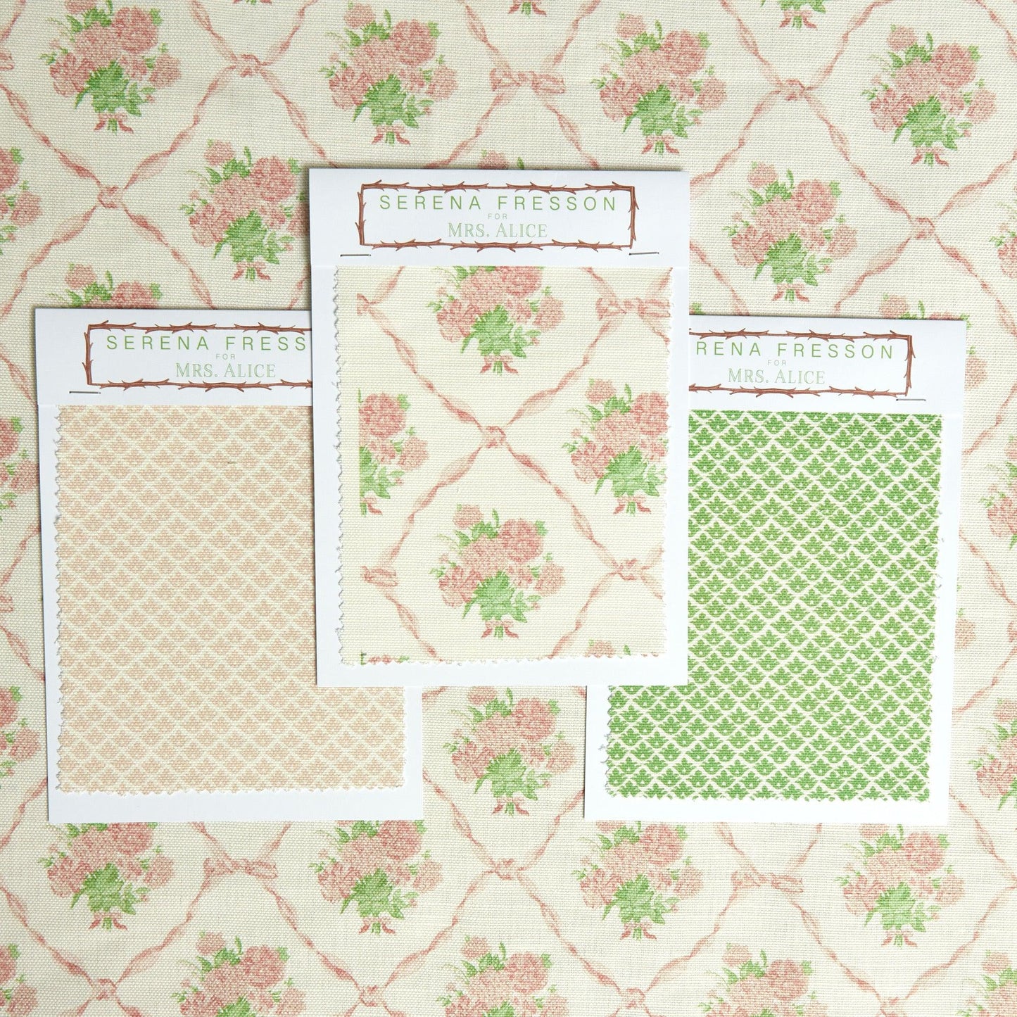 Alice's Bouquet Fabric (Pink)