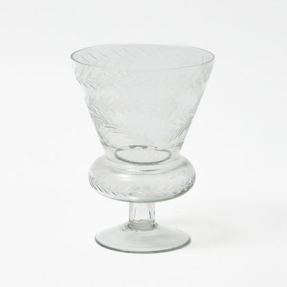 Veronica Engraved Glass Vase