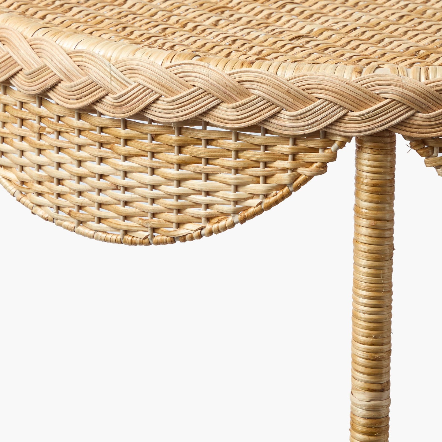 Aria Rattan Braided Side Table