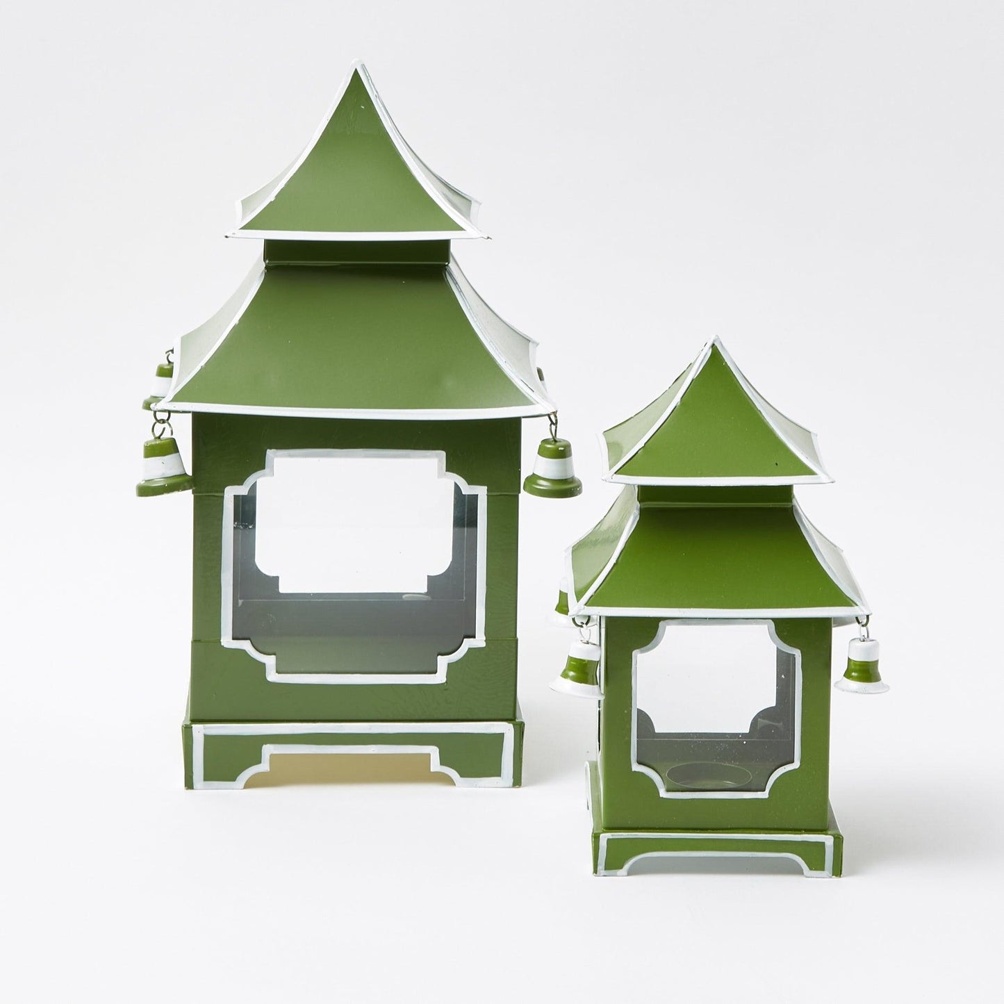 Apple Green Pagoda Lantern Set