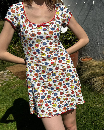 Della Dress - Primary Floral