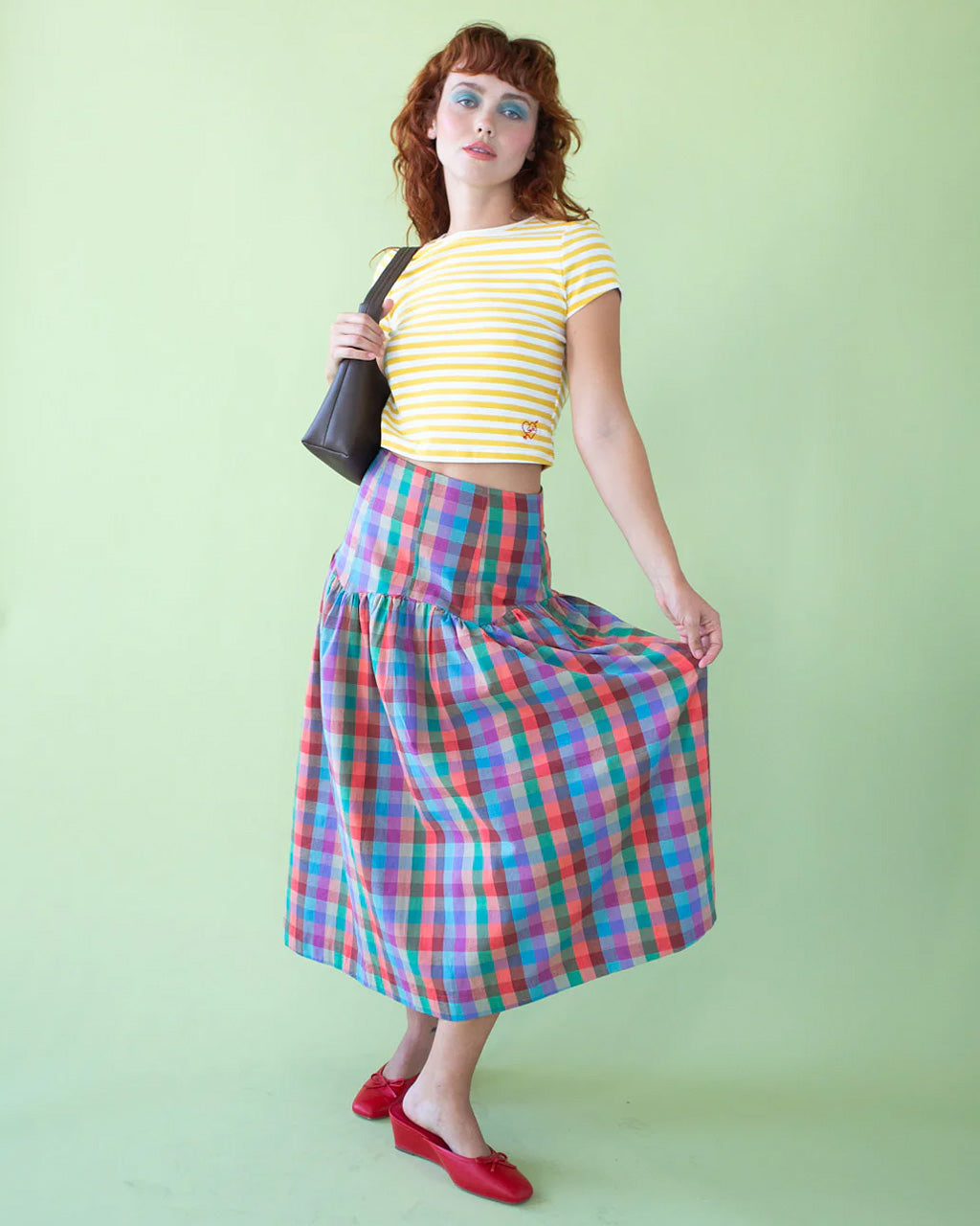 Penny Skirt - Colorburst Plaid
