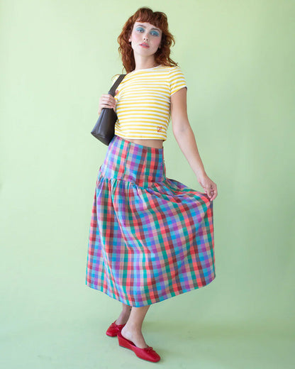 Penny Skirt - Colorburst Plaid