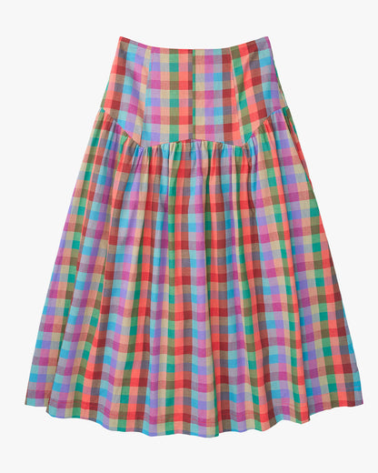 Penny Skirt - Colorburst Plaid