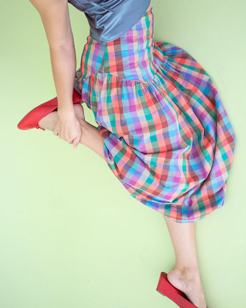 Penny Skirt - Colorburst Plaid