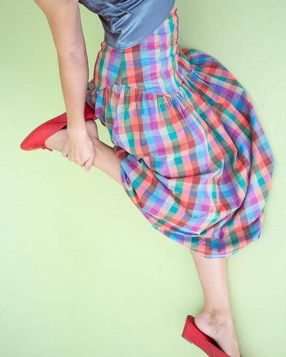 Penny Skirt - Colorburst Plaid