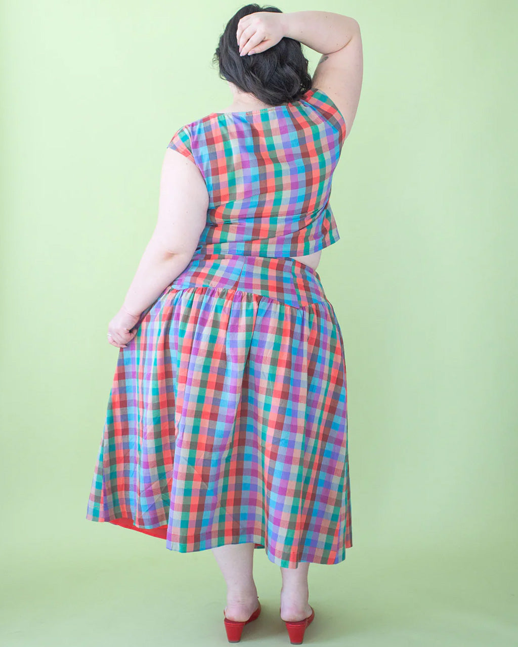 Penny Skirt - Colorburst Plaid