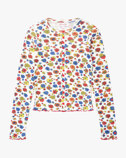 Poppy Cardi - Primary Floral