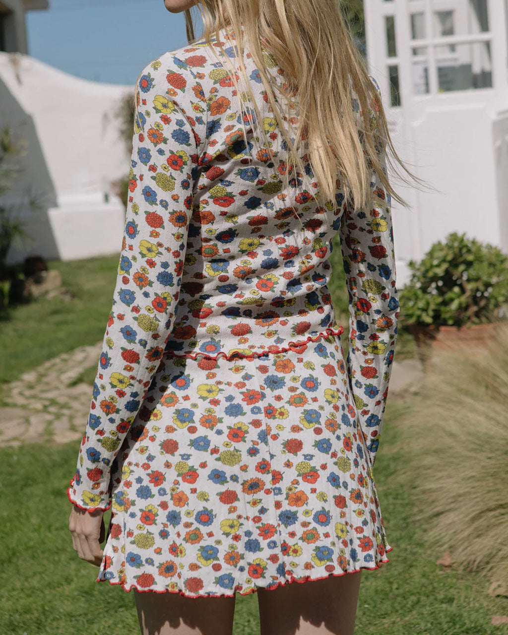 Poppy Cardi - Primary Floral