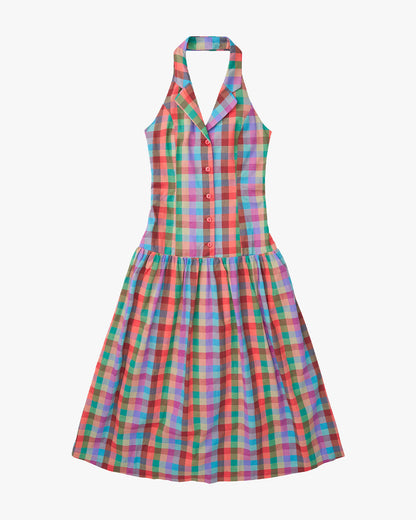 Vaughn Dress - Colorburst Plaid