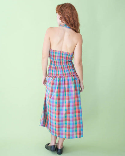Vaughn Dress - Colorburst Plaid