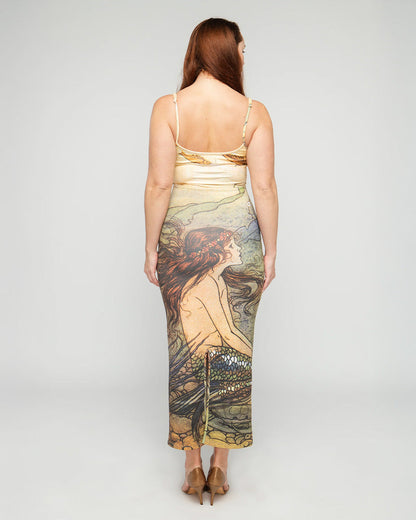 Collector Dress - Watercolor Mermaid