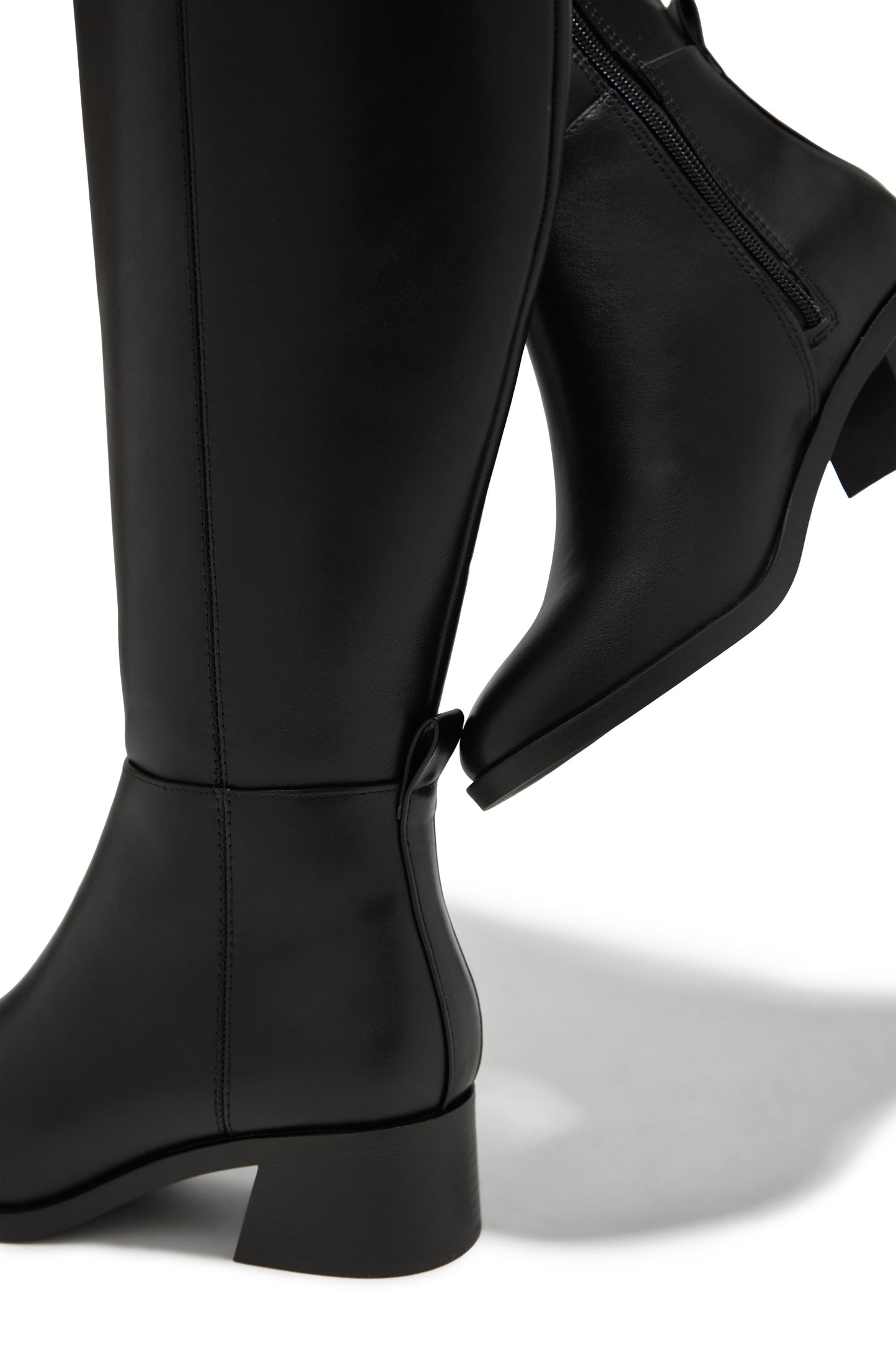 Stephany Knee High Boots - Black