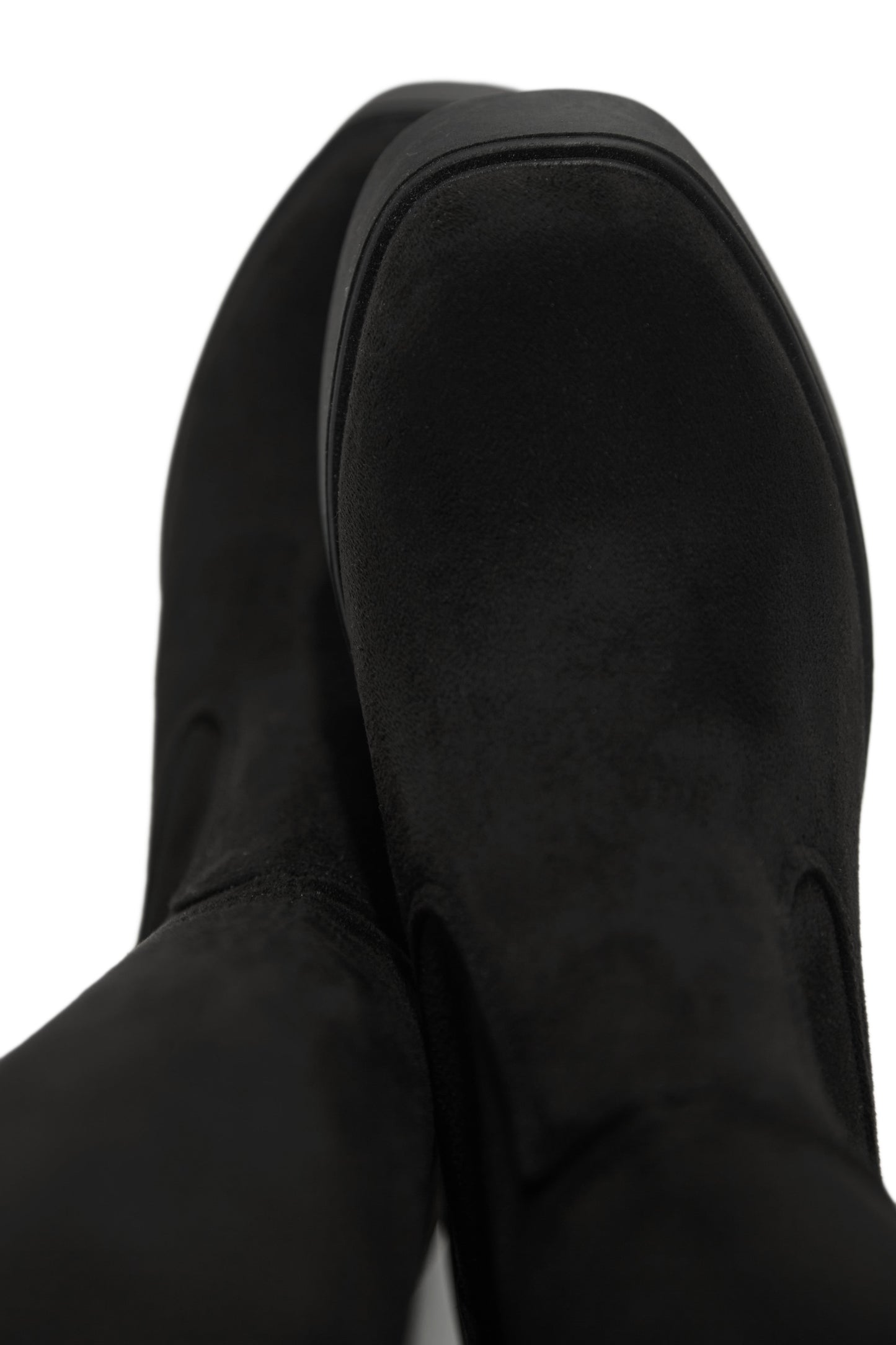 Reezy Over The Knee Platform Block Heel Boots - Black