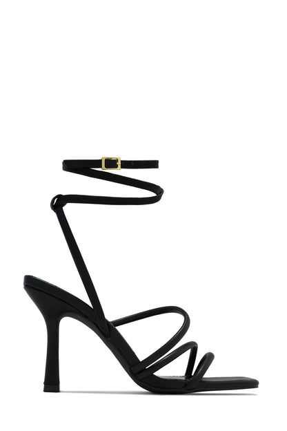 Katti Strappy Mid Heels - Nude