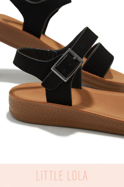 Mini Haley Sandals - Black