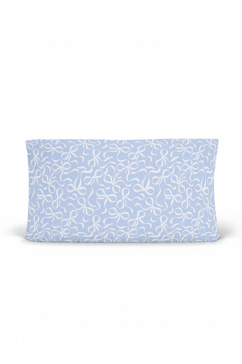 Blue-tiful Bows Changing Pad Cover