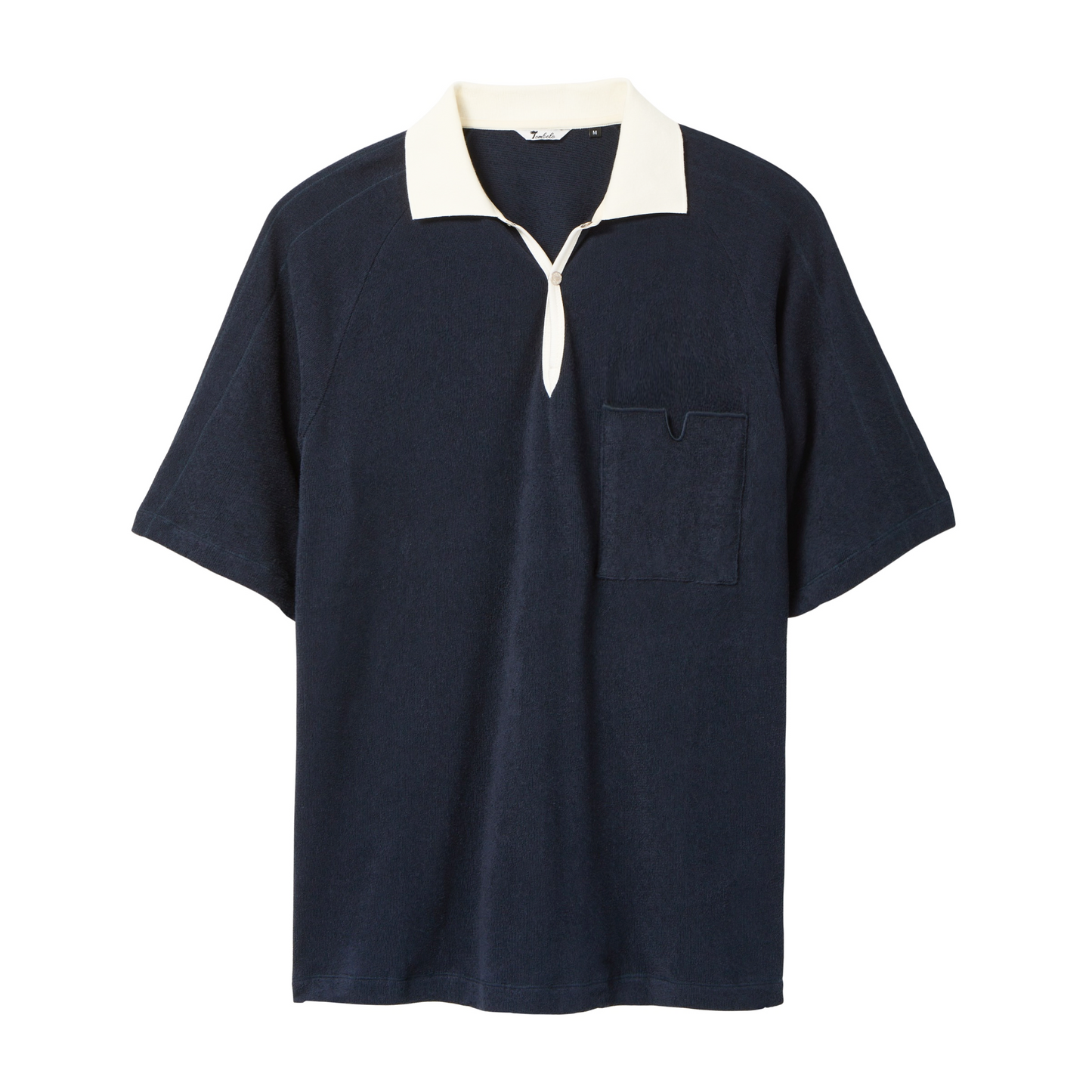 Raglan Terry Polo (Navy)