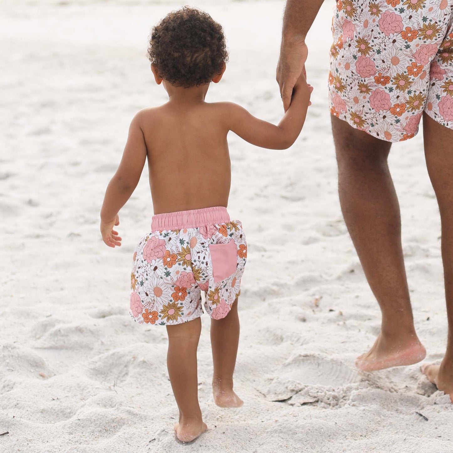Boy's Swim Trunks | Boho Floral