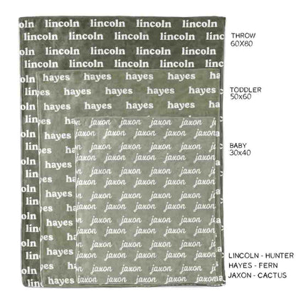 Personalized Color Blanket | Scarlet