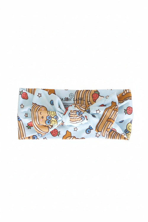 Brunch Buddies Knit Large Bow Headwrap