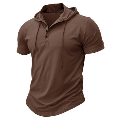 Men's Cotton Blend Fitness Short-Sleeve Sport T-Shirt – 10 Colors