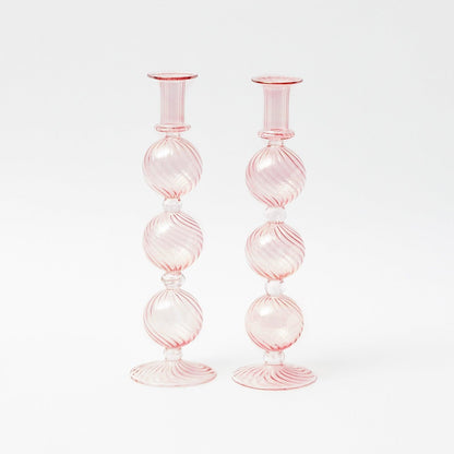 Peony Camille Candle Holders (Pair)
