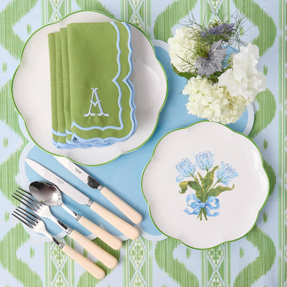 Blue Tulip Dinner Plate