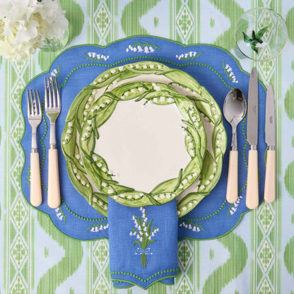 Lily of the Valley Dinner & Starter Plates (Set of 4)