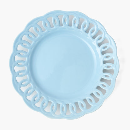 Soft Blue Lace Dinner Plate
