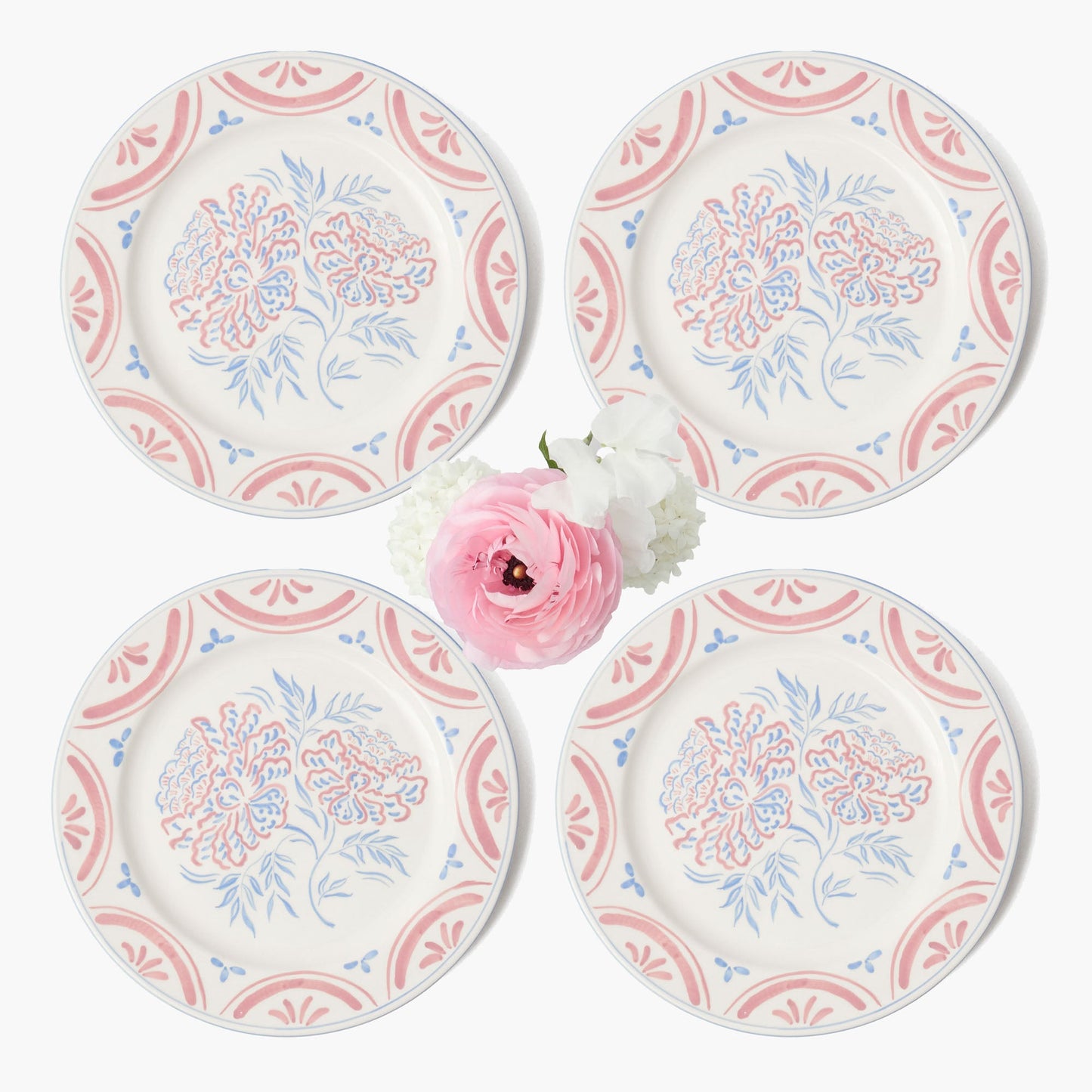 Eliza Floral Dinner Plates (Set of 4)