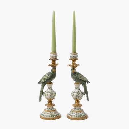 Spring Green Candles (Set of 8)