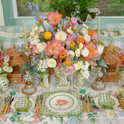 Green Laurel Tulip Starter Plate