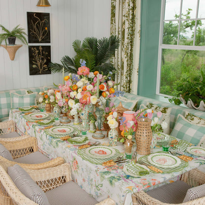 Green Laurel Tulip Dinner Plate