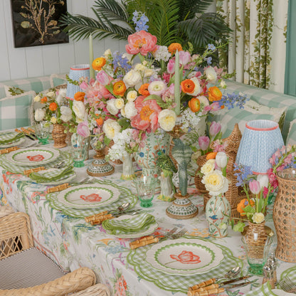Green Laurel Tulip Starter Plate