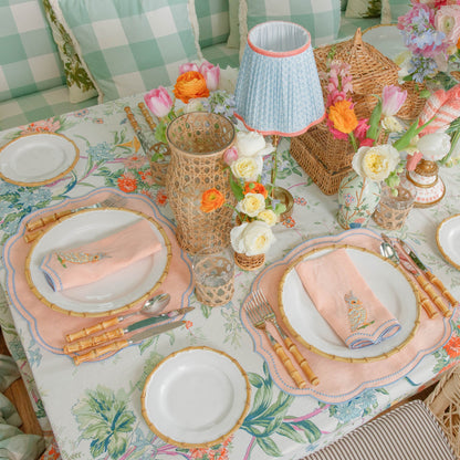Nancy Bamboo Dinner & Starter Plates (Set of 8)