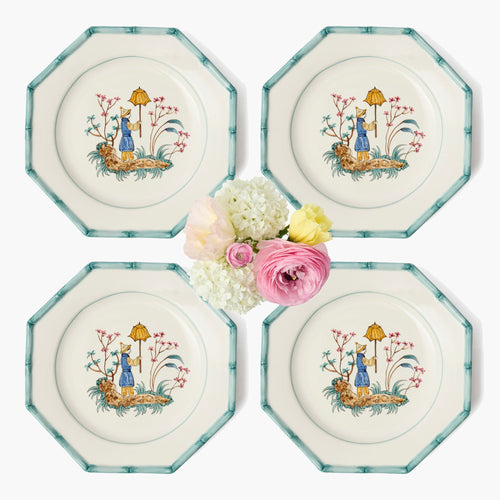 Patricia Bamboo Dinner Plates (Set of 4)