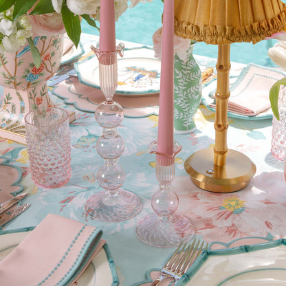 Pink Eden Candle Holders (Pair)