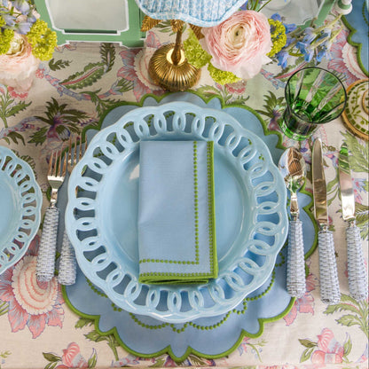 Soft Blue Lace Dinner Plate