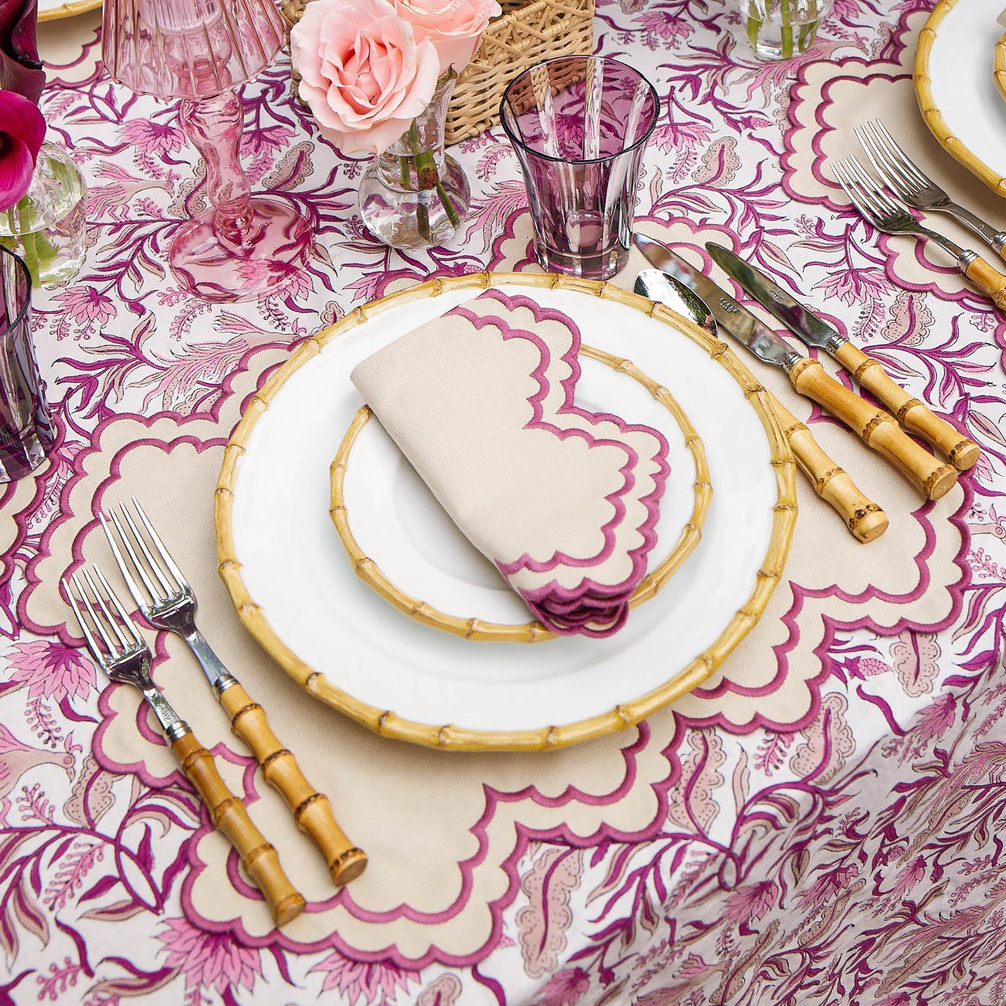 Sand Scarlett Napkins (Set of 4)