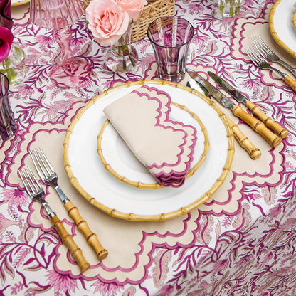 Sand Scarlett Napkins (Set of 4)