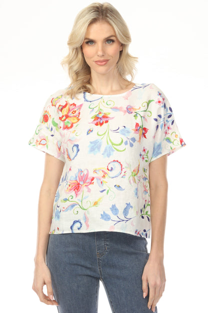 Charlie B Utopia Floral Printed Dolman Sleeve Top C4487P-032B