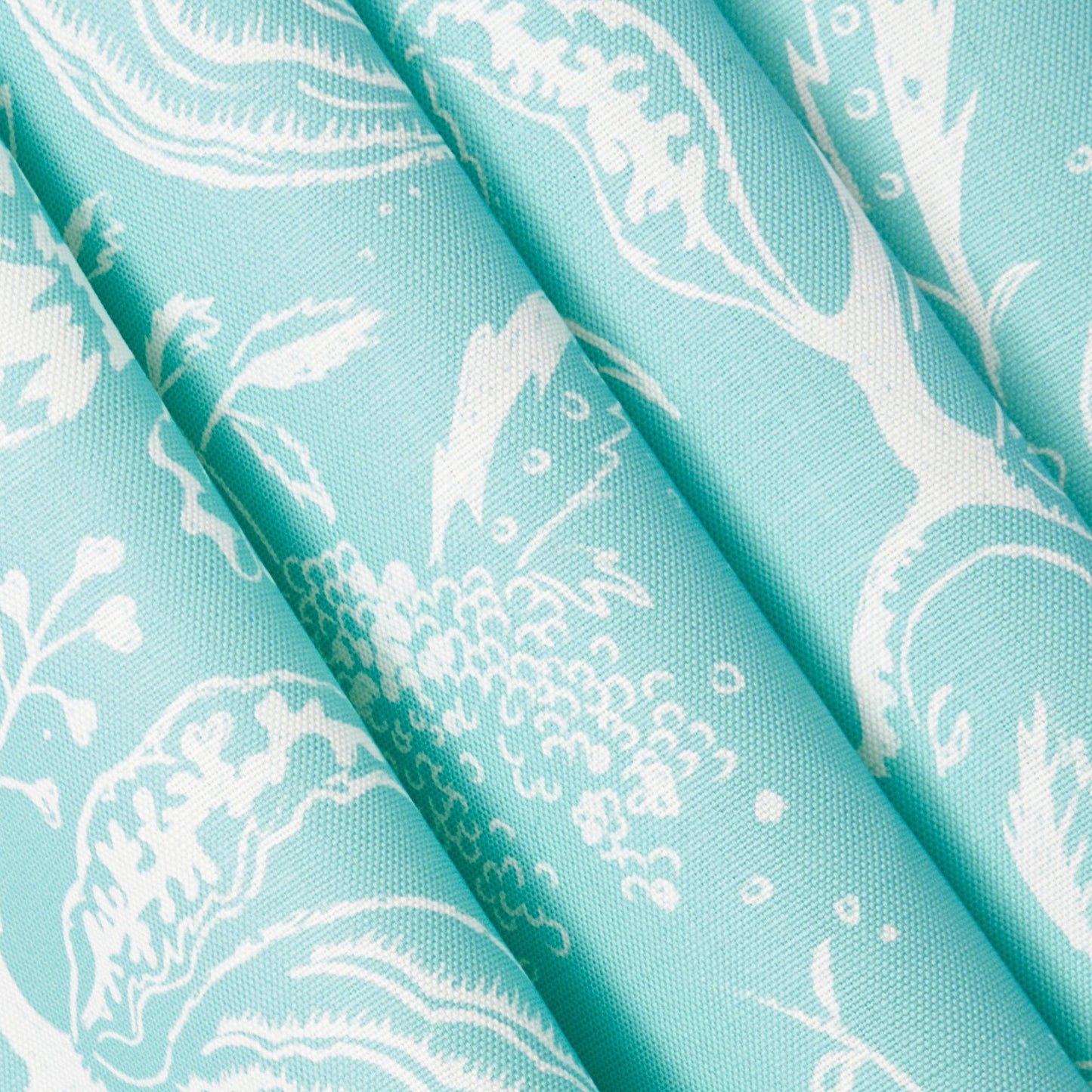 Turquoise Chelsea Square Fabric