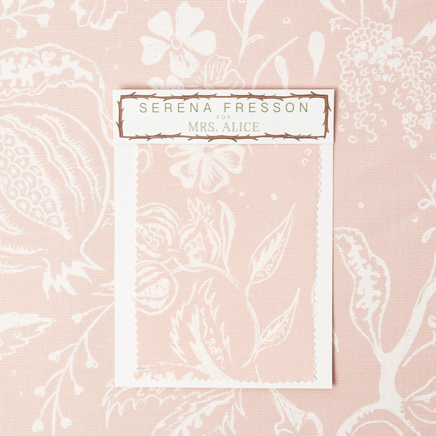 Pink Chelsea Square Fabric