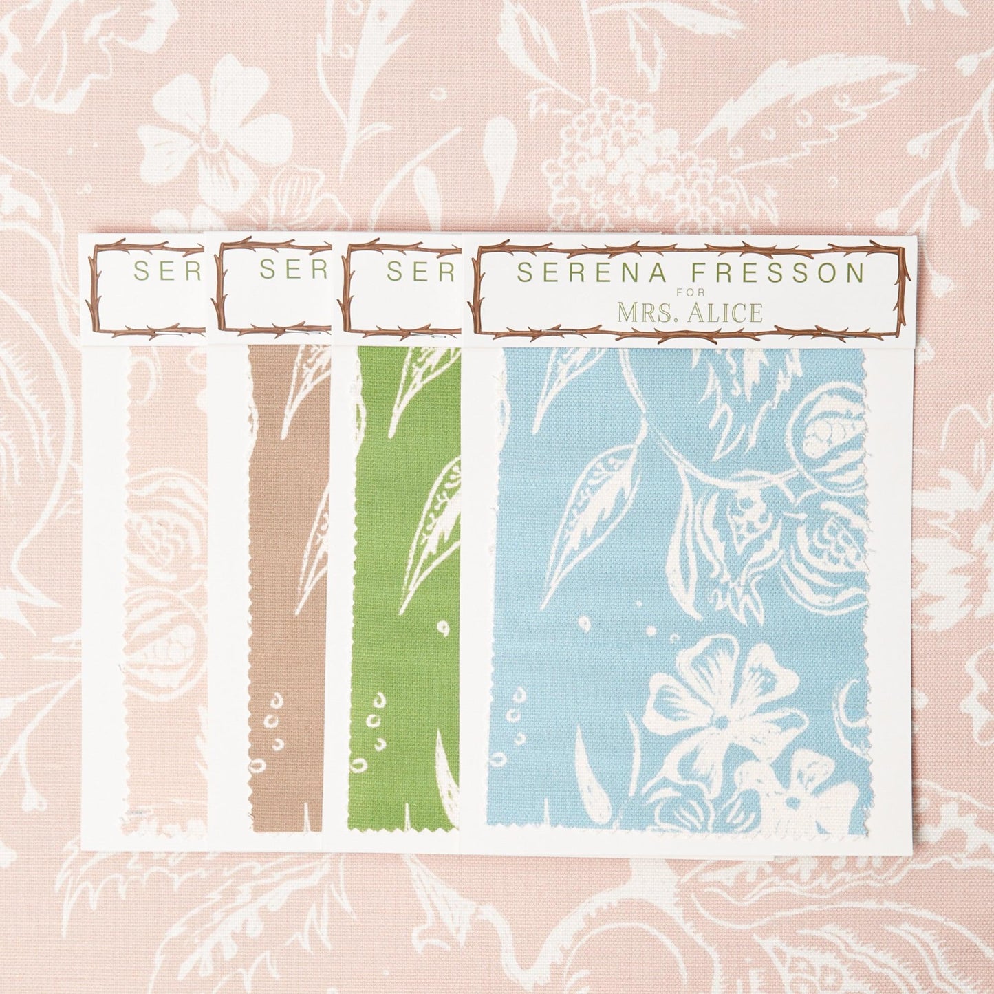 Pink Chelsea Square Fabric