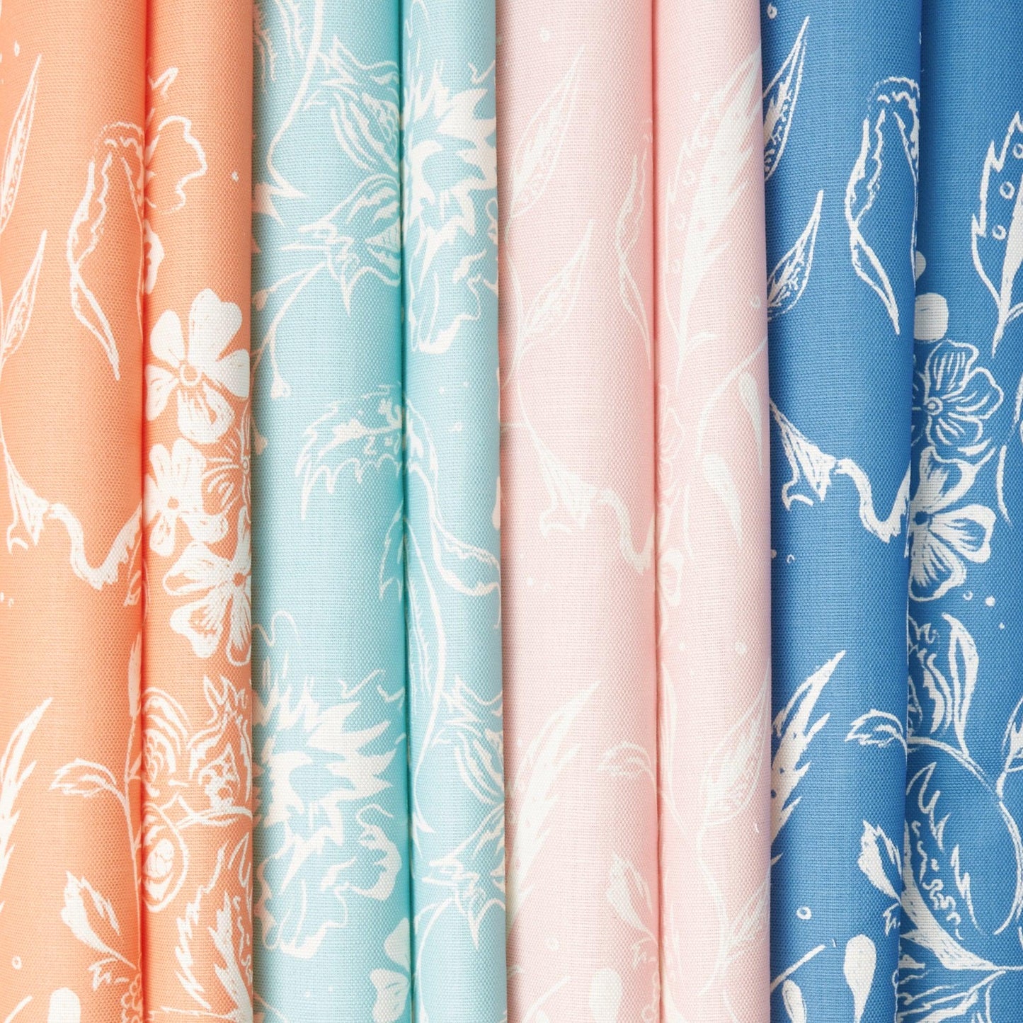 Turquoise Chelsea Square Fabric