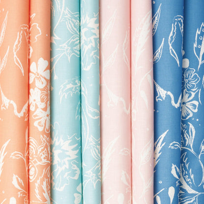 Turquoise Chelsea Square Fabric