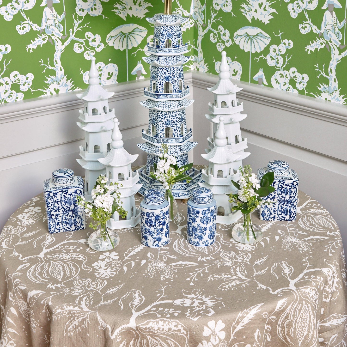 Putty Chelsea Square Fabric