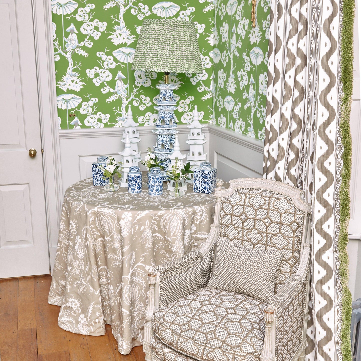Putty Chelsea Square Fabric