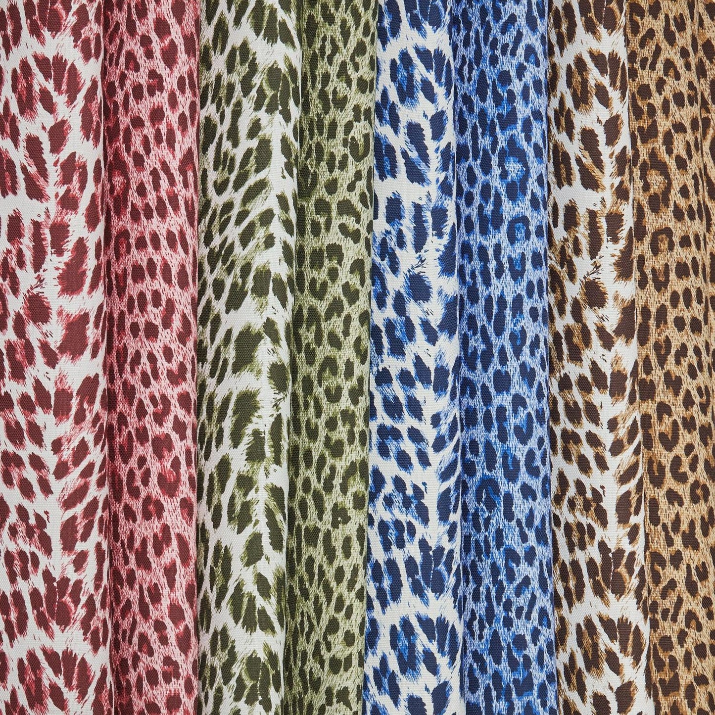 Chestnut Brown Leopard Fabric